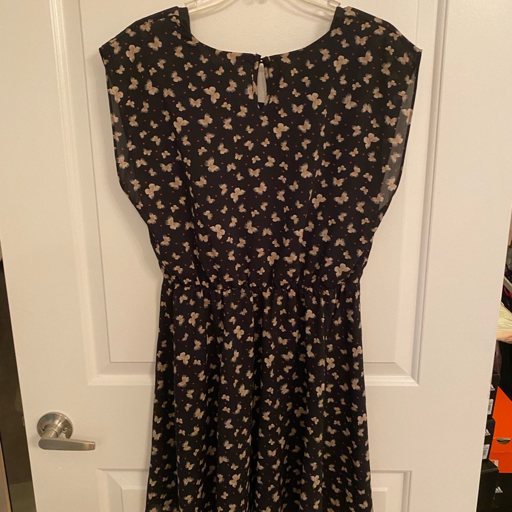 Black w/ flowers American Rag Dress